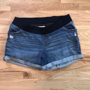 Maternity Jean Shorts